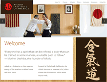 Tablet Screenshot of aikidoinstitute.com