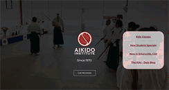 Desktop Screenshot of aikidoinstitute.org