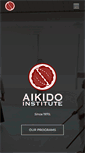 Mobile Screenshot of aikidoinstitute.org